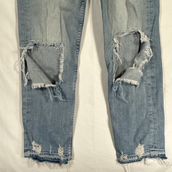 Mother Superior The Tomcat Jeans Size 25 Distressed Button Fly In The Confession - Picture 2 of 12